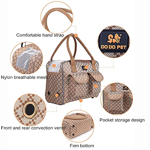 Bolsa Gato Bolsa De Transporte para Perros Y Gatos Portátil Pet Puppy Pet Dog Fashion Plaid Bolso De Tela Oxford Transpirable Chihuahua Carrier Pets H