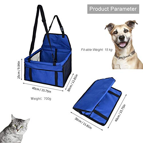 Bolsa para Mascotas trasportines gato Asiento Oxford Alquiler viaje del animal doméstico del gato perros Jaula plegable caja que lleva bolsas impermeables for perros Animales asiento Suministros Trans