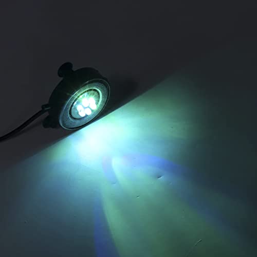 Bomba de Aire de Oxígeno para Pesca, Capa de Filtro Bomba de Aire para Acuario Luz LED 220‑240V Grado Impermeable Silencioso para Acuario para Pecera