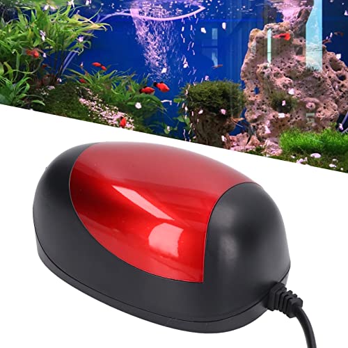 Bomba de Aire de Oxígeno para Pesca, Capa de Filtro Bomba de Aire para Acuario Luz LED 220‑240V Grado Impermeable Silencioso para Acuario para Pecera