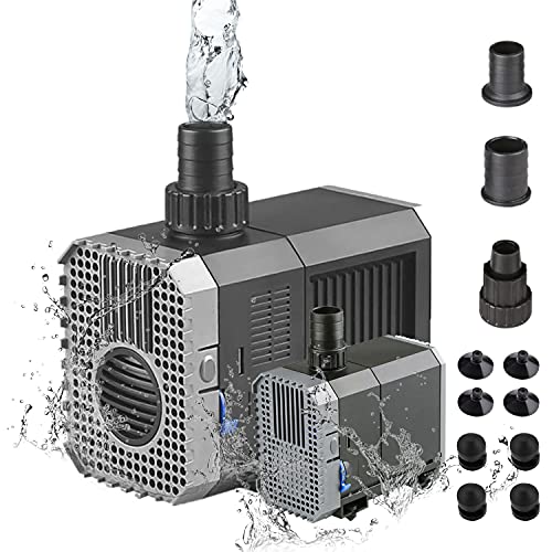 Bomba Sumergible para Pecera o Acuario,SUNSUN CHJ-3000 55W 3000L/h, Submersible Pump Fish Tank de Agua Sumergible, Acuario, Water Strider AC220-240V Acuario Fuentes Estanque Sistemas Hidropónicos