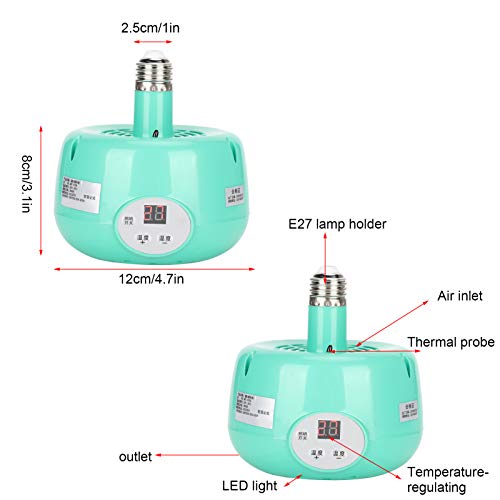 Bombilla de lámpara de calor para aves de corral de 220V E27 lámpara de calefacción para pollos y aves de corral bombilla de lámpara de calor para criadoras de lechones calentador de pollitos patos