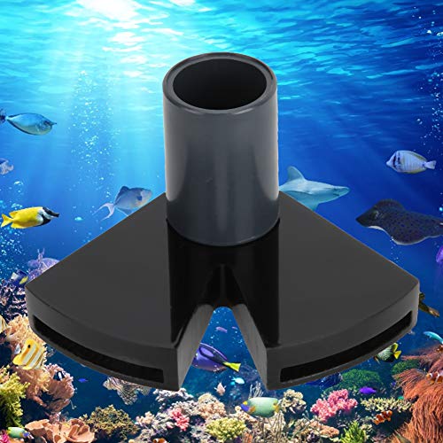 Boquilla de Pico de Pato: Acuario acrílico Ajustable de 360 ​​°, Boquilla de Pico de Pato Plano Doble, Acelerador de Flujo de Agua, instalación Firme para Tanques de Peces