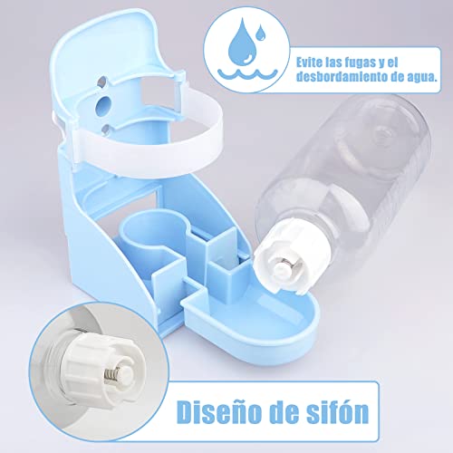 Botella de Agua para Mascotas, Diyife Dispensador de Agua para Jaulas de Animales Pequeños, Fuente Automática para Beber Mascotas para Conejos, Chinchillas, Erizos y Ardillas