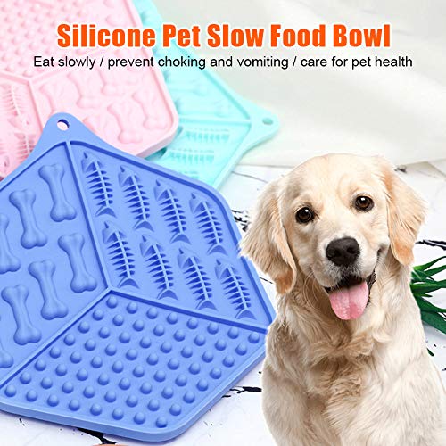 Boylee Dog Lick Pad Suction Silicone Dog Feeding Lick Mat Pet Dog Feeder Slow Food Mat Perro Lecken Pad Saug silicona perro more Lecken Matte Mascota perro Feeder Slow Food Mat