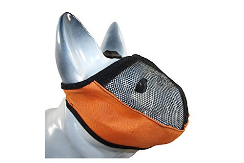 Brachycephalic Bozal para perros con hocico aplanado: bulldog inglés, bulldog francés, pekingés, shih-Tzu, carlino, también adecuado para gatos (circunferencia de la cabeza: 32-44 cm)