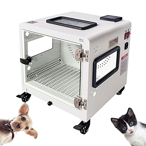 BrightFootBook Caja De Secado Inteligente para Mascotas, Secadores De Baño Automáticos para Gatos Y Perros, Cálido En Invierno Y Fresco En Verano