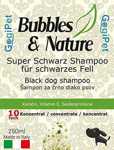 Bubbles & Nature Super Black Champú para perros negros