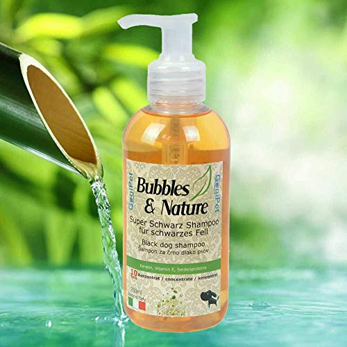 Bubbles & Nature Super Black Champú para perros negros