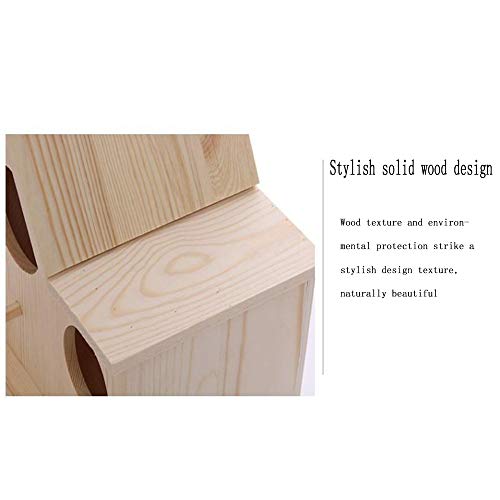 Caja nido Garden Caja Nido Comedero para pájaros Gorrión Madera Colgando Jardín Apto para todo tipo de aves silvestres Madera Natural ideal para jardín Comedero ideal para pájaros de jardín Decoracion