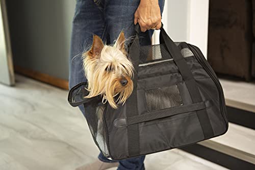 Caldwell's Pet Supply Co. Aprobado por la aerolínea Viaje/Transporte Pet Carrier / 2 Suave Lana de ratón/Lavable / 2018 de Nuevo diseño/Correas de la Maleta/Perrera Cabina