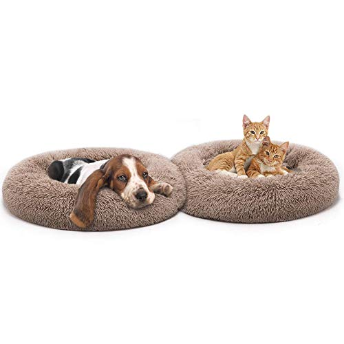 Cama Animal Doméstico, Gato Perro Peluche Jerarquía Caliente Almohada Dona Cuddler Sofá Cama, Dormir Alivio Ortopédica Bolsa Perfeccionada, Antideslizante Inferior Lavable A Máquina,1,XXL