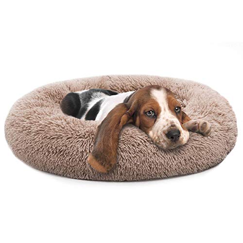 Cama Animal Doméstico, Gato Perro Peluche Jerarquía Caliente Almohada Dona Cuddler Sofá Cama, Dormir Alivio Ortopédica Bolsa Perfeccionada, Antideslizante Inferior Lavable A Máquina,1,XXL