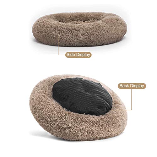 Cama Animal Doméstico, Gato Perro Peluche Jerarquía Caliente Almohada Dona Cuddler Sofá Cama, Dormir Alivio Ortopédica Bolsa Perfeccionada, Antideslizante Inferior Lavable A Máquina,1,XXL