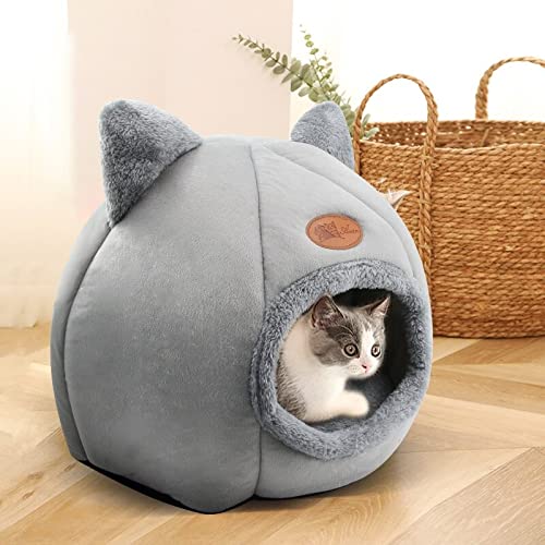 Cama Conejo - Cama para Conejos de 33cmx 33cm x 30cm - Accesorios Apto para Perro pequeño y Gatos - Casa Estilo Cueva