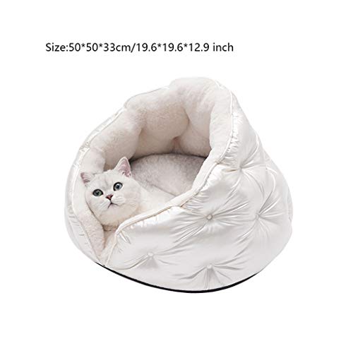 Cama para Perro Cama del gato cachorro House Bed jerarquía del animal doméstico de la sirena de Shell gatito agujero Casa cómodos suaves calientes del invierno cama del animal doméstico Jerarquía lind