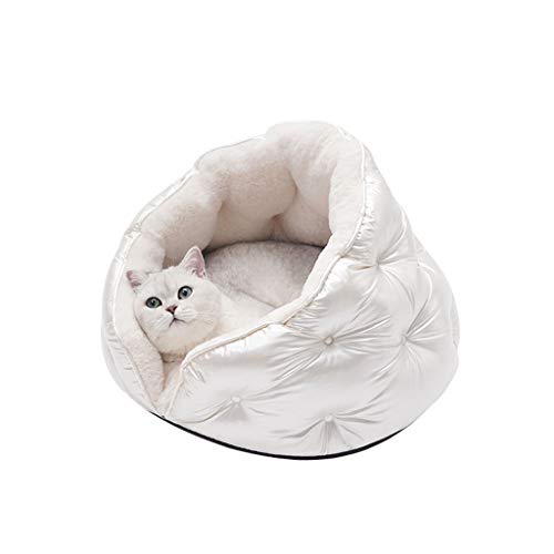 Cama para Perro Cama del gato cachorro House Bed jerarquía del animal doméstico de la sirena de Shell gatito agujero Casa cómodos suaves calientes del invierno cama del animal doméstico Jerarquía lind