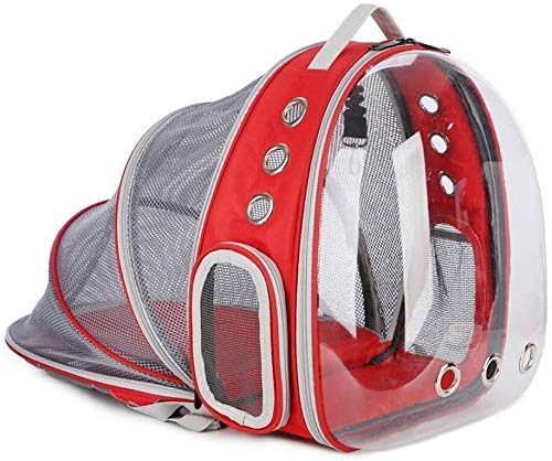 Carretilla para Mascotas, Mochila para Gatos Estuche para Transporte Mochila para Mascotas Estuche para Transporte Fácil de almacenar Bolsa para jaulas para Gatos y Perros de Viaje Mochila (Color: E)