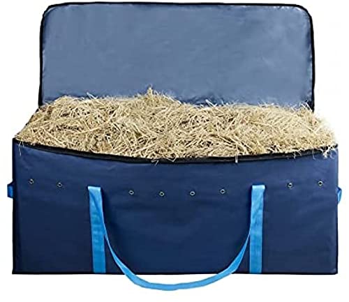 CHANGLIDQ Bolsa para hollín de caballo, portátil, gran capacidad, con asas y cremallera, impermeable, 100 x 18 cm