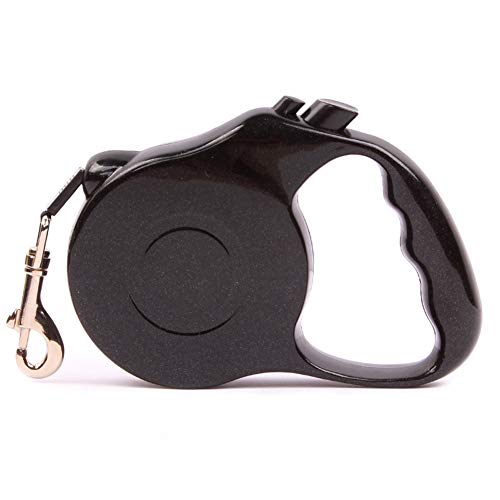 Cheaonglove Correa Perro Correa Perro Extensible Perro guía retráctil Perro Grande Extensible de Perro Correa para Perros Grandes Retráctil Gato Plomo Black,3m