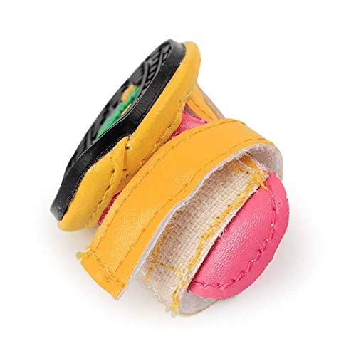 CHENGTAO PU del Perro Casero Botas Zapatos Sandalias del Color del Caramelo For Mascotas Antipatinaje Los Accesorios del Perro Duradero (Color : Pink, Size : 3 Size)