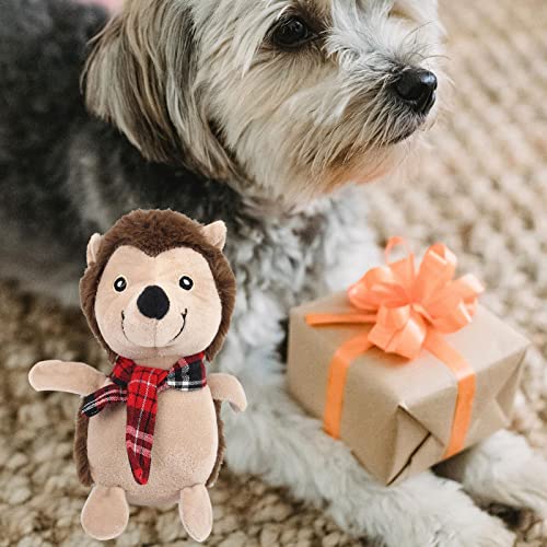 chora Juguetes navideños de Peluche para Perros, Juguetes duraderos para Masticar, Regalos navideños para Perros, muñeco de Nieve, Alce, Oso marrón, gomitas, Juguetes para Perros de tamaño Mediano