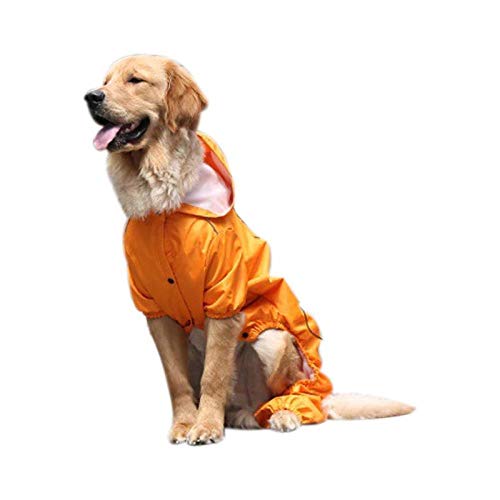 Chubasqueros Para Perros Impermeable Grande Para Perros Ropa De Golden Retriever Con Capucha Disfraces De Abrigo De Lluvia Para Perros Grandes Y Medianos Mono Impermeable Para Labrador-Green_Xl