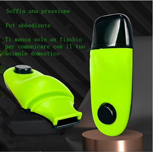 Clicker Para Adiestramiento Perro,2 En 1 – Adiestramiento Para Perros Con Silbato,Clicker Para Adiestramiento de Perros, Gatos Y PequeñOs Animales.