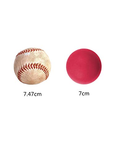 CN-Culture Pelota para perros – indestructible, no tóxico, juguete masticable, pelota de béisbol de goma natural para perros grandes