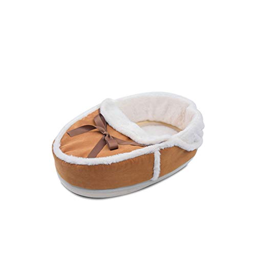 CNMDG casa de Mascotas Zapatillas Creativa Beanie Zapatos Super Cama Suave del Animal doméstico de la Perrera Ronda Bolsa de Dormir Caliente Ocioso casa del Gato del Perro del Invierno Cama del Gato