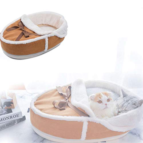 CNMDG casa de Mascotas Zapatillas Creativa Beanie Zapatos Super Cama Suave del Animal doméstico de la Perrera Ronda Bolsa de Dormir Caliente Ocioso casa del Gato del Perro del Invierno Cama del Gato