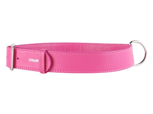 COLLAR Glamour Perro, de Piel, Acolchado Suave