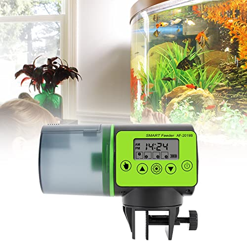 Comida automática para acuario, alimentador automático para peces, temporizador para acuario, tanque de peces, tortuga, con pantalla LCD, alimentación automática para fines de semana o días festivos