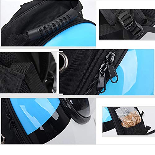 Compañías De Transporte Gato Burbuja Mochila para Mascotas Perro Bolsa Pequeña Cápsula Espacial Mochila Impermeable Y Transpirable Ligero Senderismo PVC Transparente Portable,B