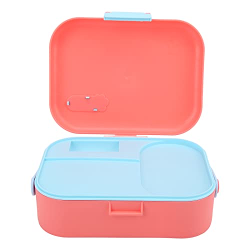 Contenedor de Comida para Perros, Caja de Comida para Mascotas Libre de venenos Borde Redondeado Inodoro para Exteriores para Viajar Rosado