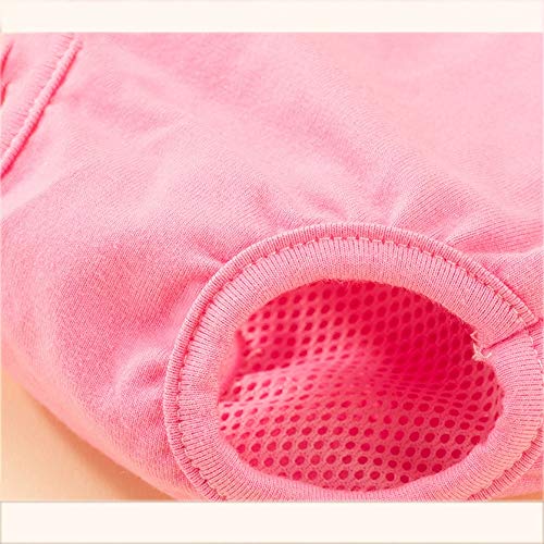 Correa Lazo Perro Mujer Perro fisiológico Pantalones menstruales Pantalones de seguridad de peluche Perro Anti-acoso Anti-infección Ropa interior Suministros for mascotas ( Color : Yellow , Size : L )