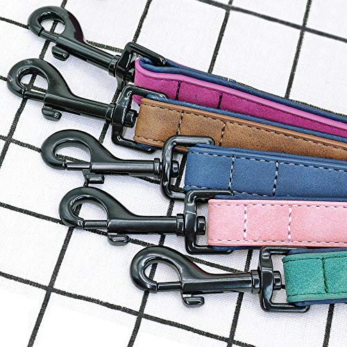 Correa para Cachorros para Perros Grandes Pastor Perro Pastor Spaniel Alemán Doberman Mantequilla Samoyedo Correa-Pink Leash_120x1.7cm. Correa Perro Coche Arnés Perro Mediano Arnés Antitirones Perro