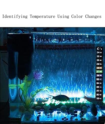 CULASIGN Termómetro Acuario Digital, Fish Tank Acuario Digital Termómetro Etiqueta Detemperatura Adhesivo Palillo De La Etiqueta,para Producción Cerveza Vino Acuario