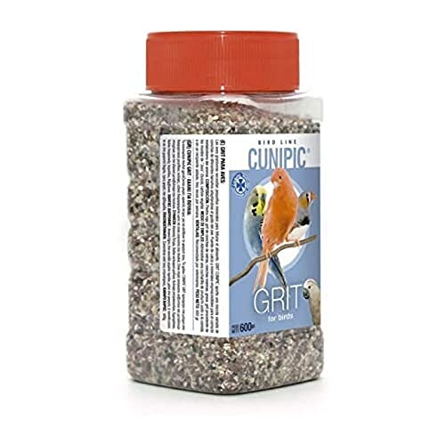 Cunipic, 600 gr. (6 uds Grit PAJAROS 600GR, Negro, Mediano