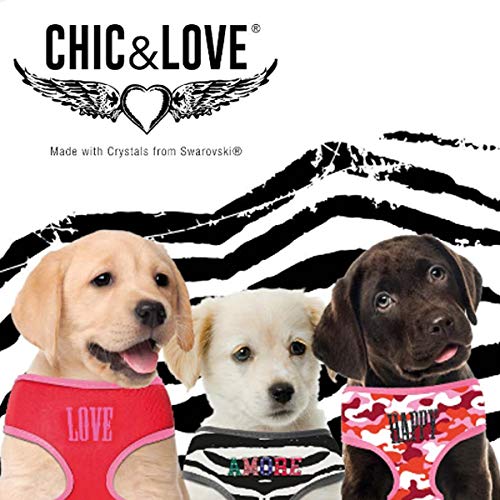 CYP BRANDS Chic & Love AR-04S-LC Arnés Neopreno Love Zebra, Talla S