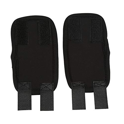 DAUERHAFT Protector de Pierna para Perro, Neopreno SBR, Soporte Frontal para Perros Férula para Mascotas para Perros para Curar el Dolor causado(Black, S Code)