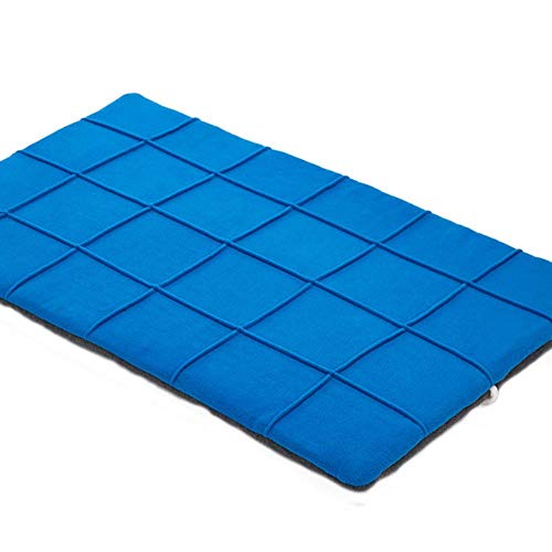 Demarkt Hundematte waschbar higiénico y rutschfest Blandas Hundedecke con kuscheligem para Perros Gatos, Azul4, XX-Small