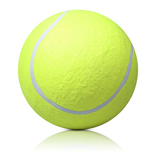 Desconocido Pelota de Tenis, Pelota de Tenis Gigante 24 CM Juguete para Mascotas Signature Jumbo Pelota de Tenis Grande