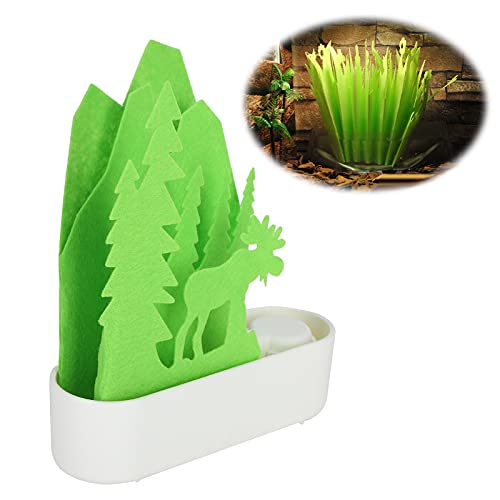 DFKEA Humidificador de Flores de Planta de simulación de humidificador de Reptiles Adecuado para Serpiente de Tortuga Lagarto