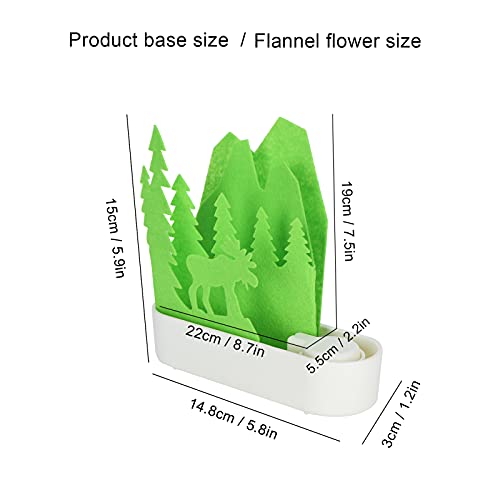 DFKEA Humidificador de Flores de Planta de simulación de humidificador de Reptiles Adecuado para Serpiente de Tortuga Lagarto