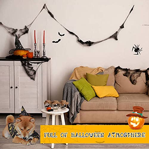 Disfraces de Halloween para gatos, disfraz de Halloween para mascotas, disfraz de bruja impreso, disfraz para gatos pequeños, Halloween, cosplay, fiesta, ropa para mascotas, decoración, L