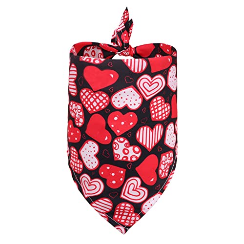 Disfraces para Accesorio Mascota Romántico Triángulo Baberos Collares Perros y Gatos Bufanda día de San Valentín Mascota Clásica Cachorro y Gatito Lindo Chales Pañuelo Bufandas Triangular