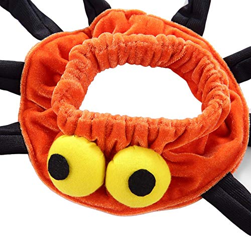 Disfraz De Mascota Halloween Con Cuello Araña Para Mascotas Con Bufanda De Spiderman Elizabeth Círculo Protector Cuello Gato Perro Decoración Divertida Cuello Mascota Cachorro Gato Accesorios Vestir