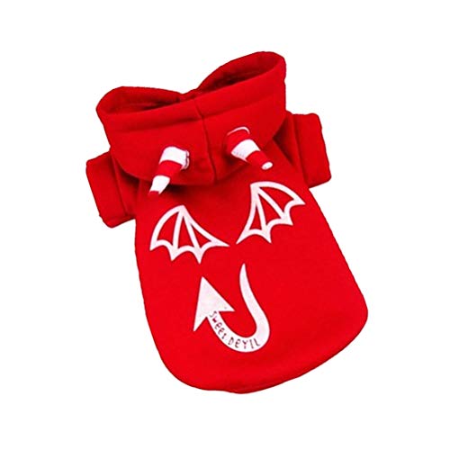 Disfraz De Perro De Halloween - Patrón de fantasma de Halloween Ropa para perros Sudadera con capucha luminosa Disfraces Trajes Sudadera cálida Ropa para perros para fiesta de Halloween Talla XL Negro