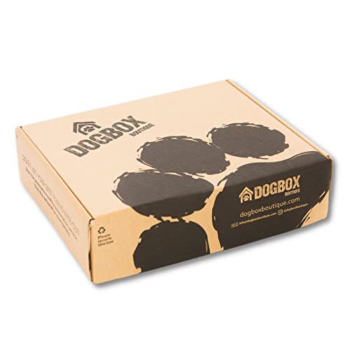 Dogbox Boutique - Caja de regalo para perros de Navidad, ideal para cumpleaños, Navidad o un regalo mensual – explosión de golosinas, juguetes y accesorios